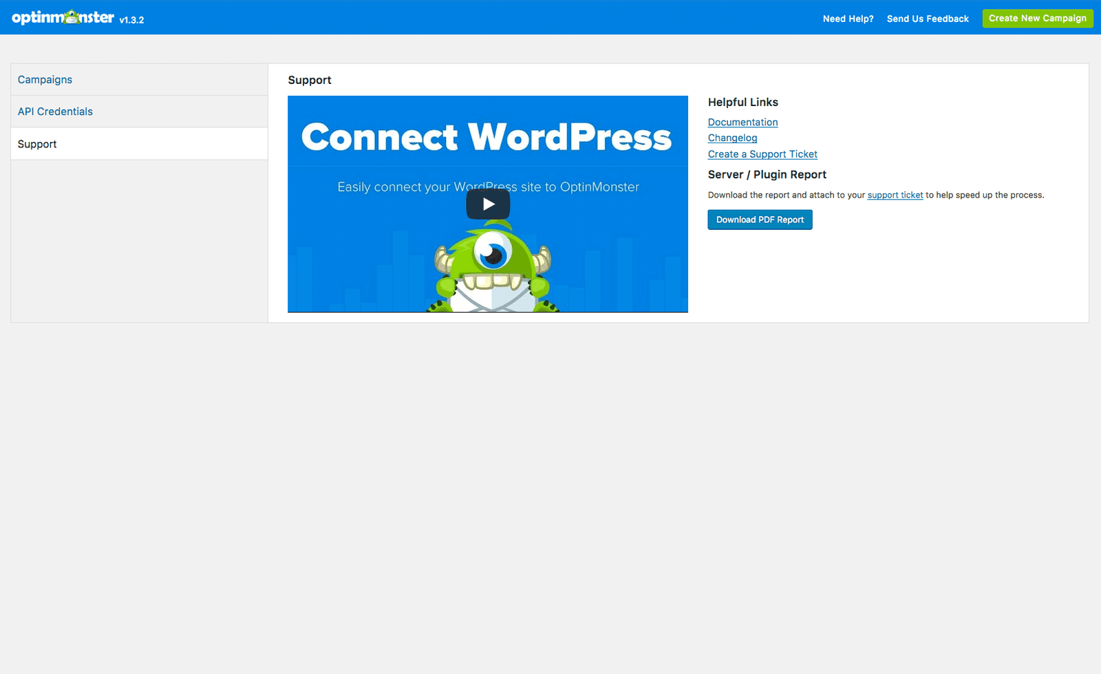 optinmonster wordpress support