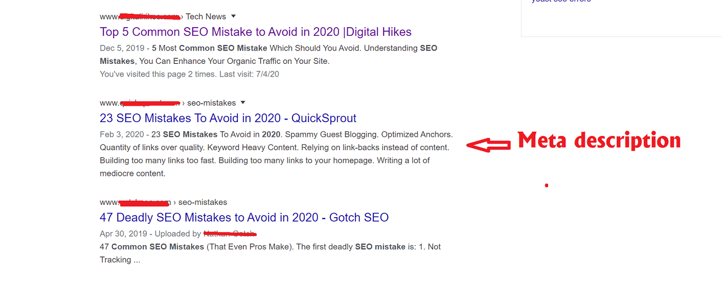 Common SEO Mistakes 2