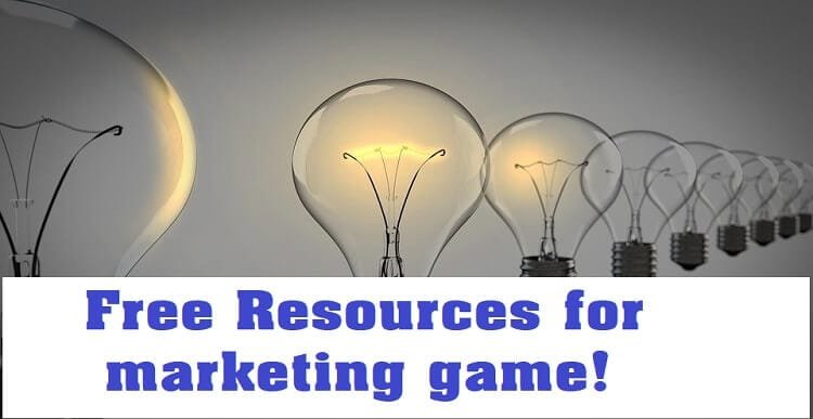 free resources marketing game