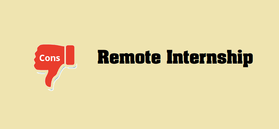 remote internship