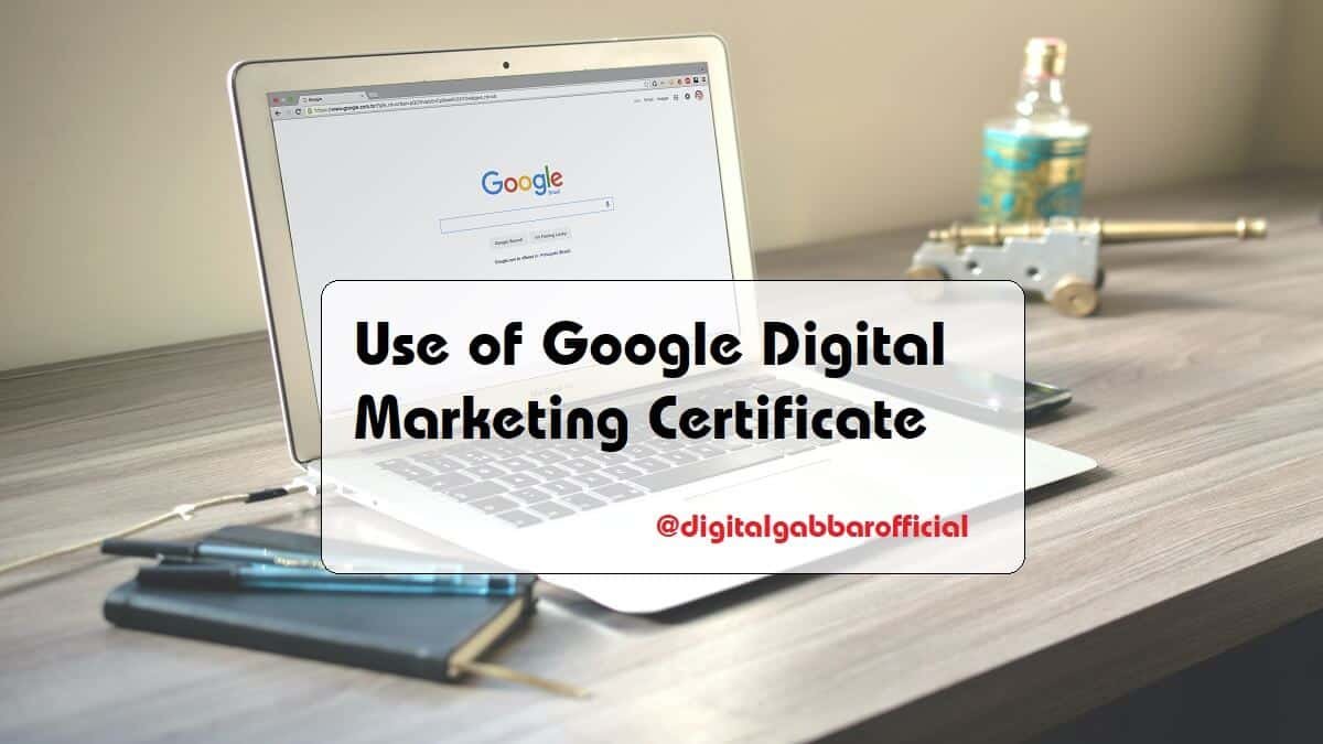 Digital Marketing Certificate