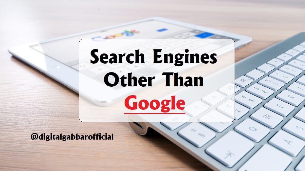 Search Engines Other Than Google