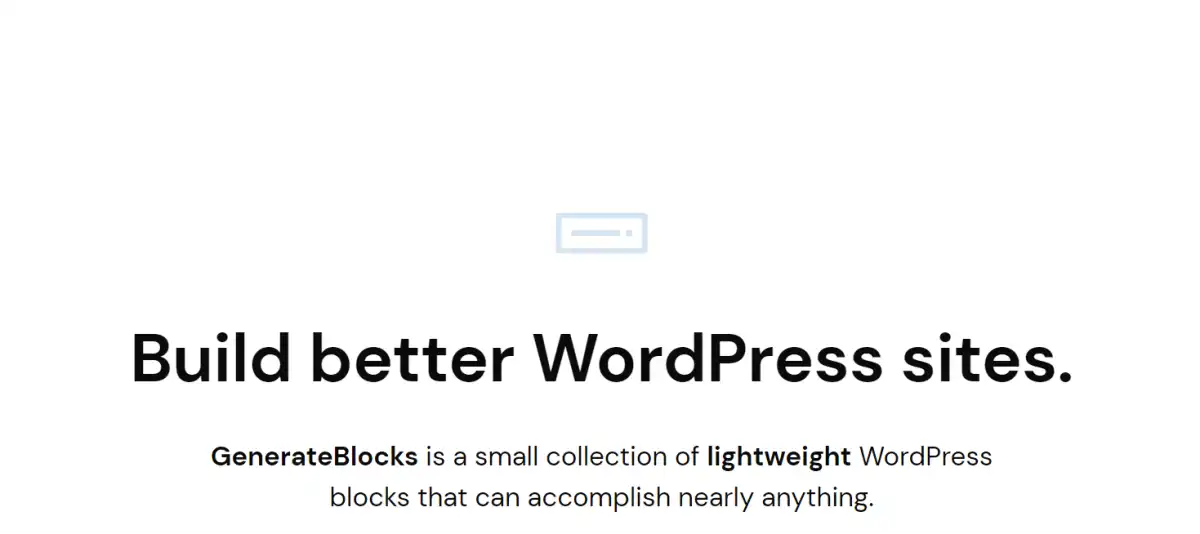 GenerateBlocks Review – The Solution of Slow WordPress Site