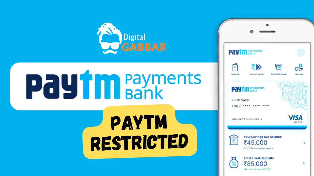 Paytm Restricted